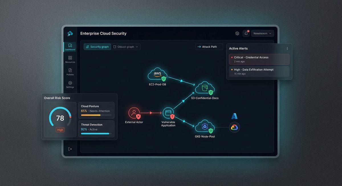 Nimbex cloud security dashboard
